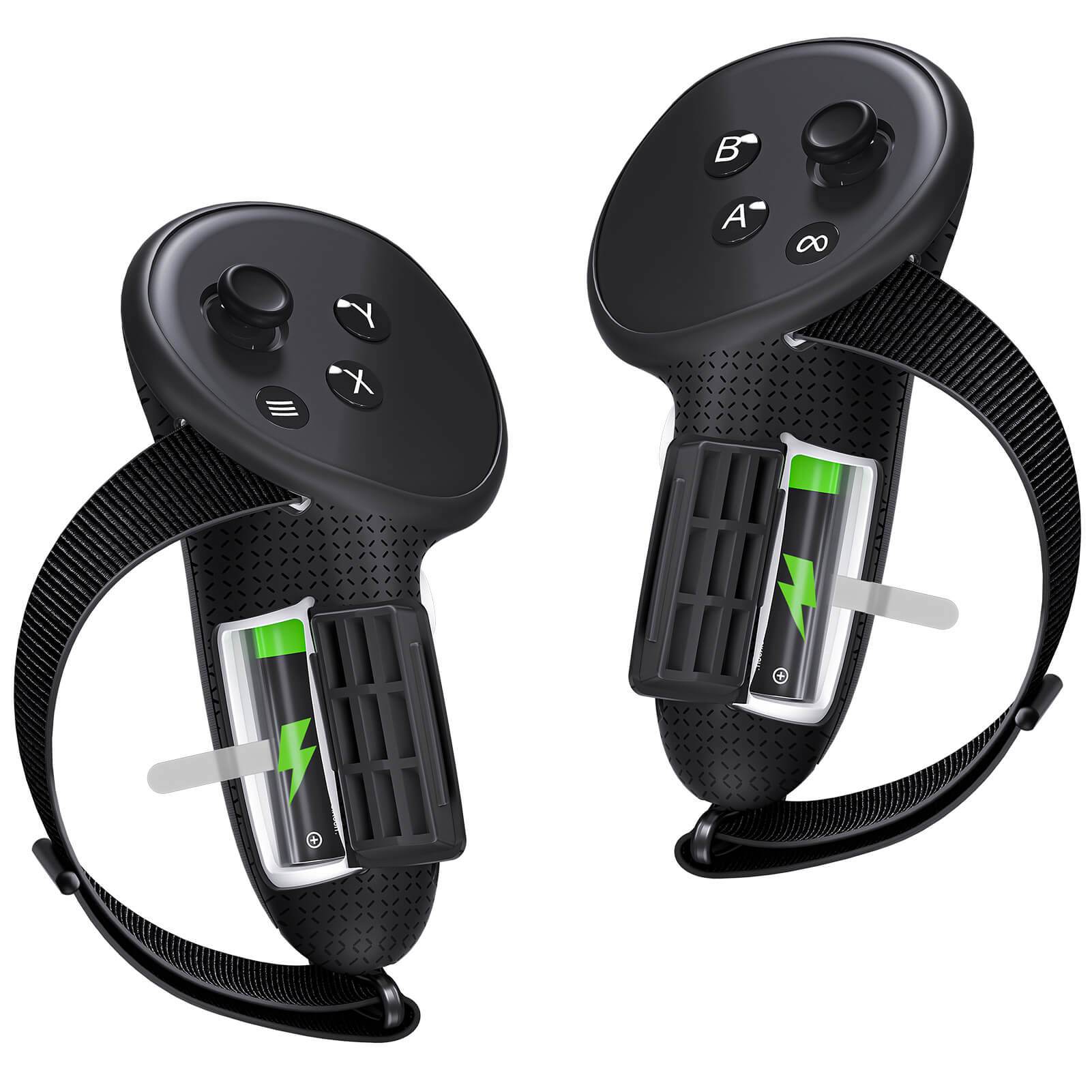 MaeckerVR Controller Grips with Battery Door for Meta Quest 3S/Quest 3 - MaeckerVR