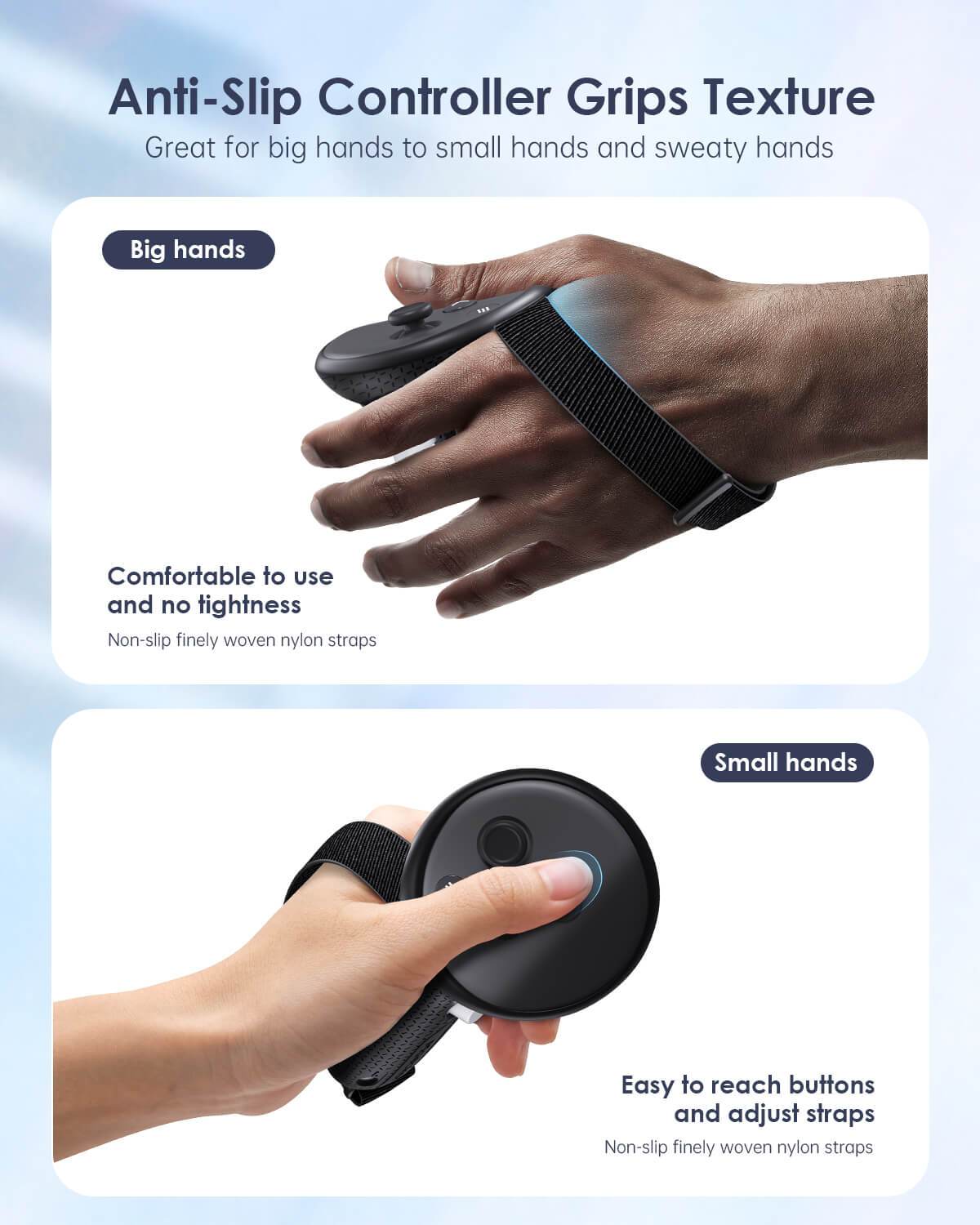 MaeckerVR Controller Grips with Battery Door for Meta Quest 3S/Quest 3 - MaeckerVR