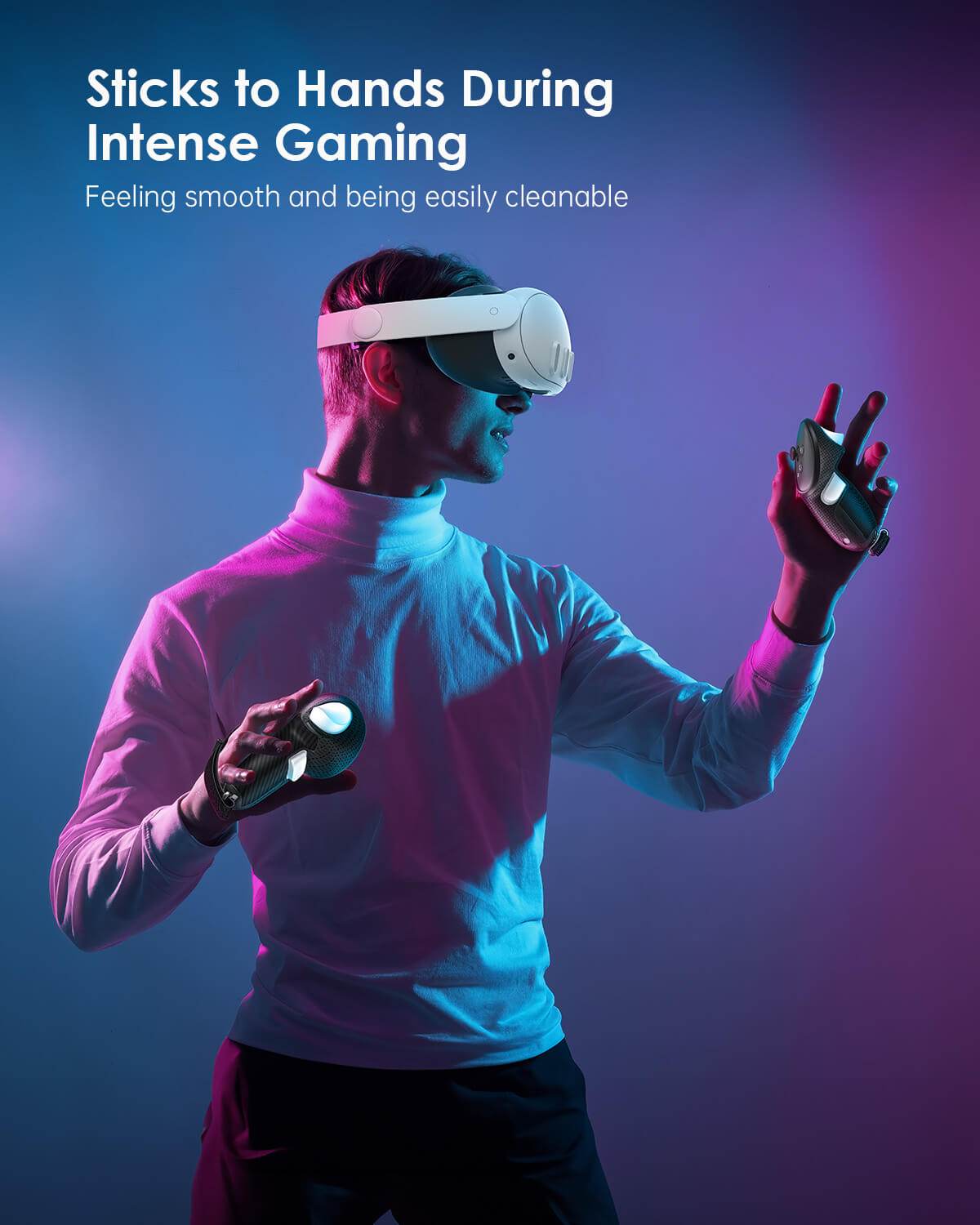 MaeckerVR Controller Grips with Battery Door for Meta Quest 3S/Quest 3 - MaeckerVR