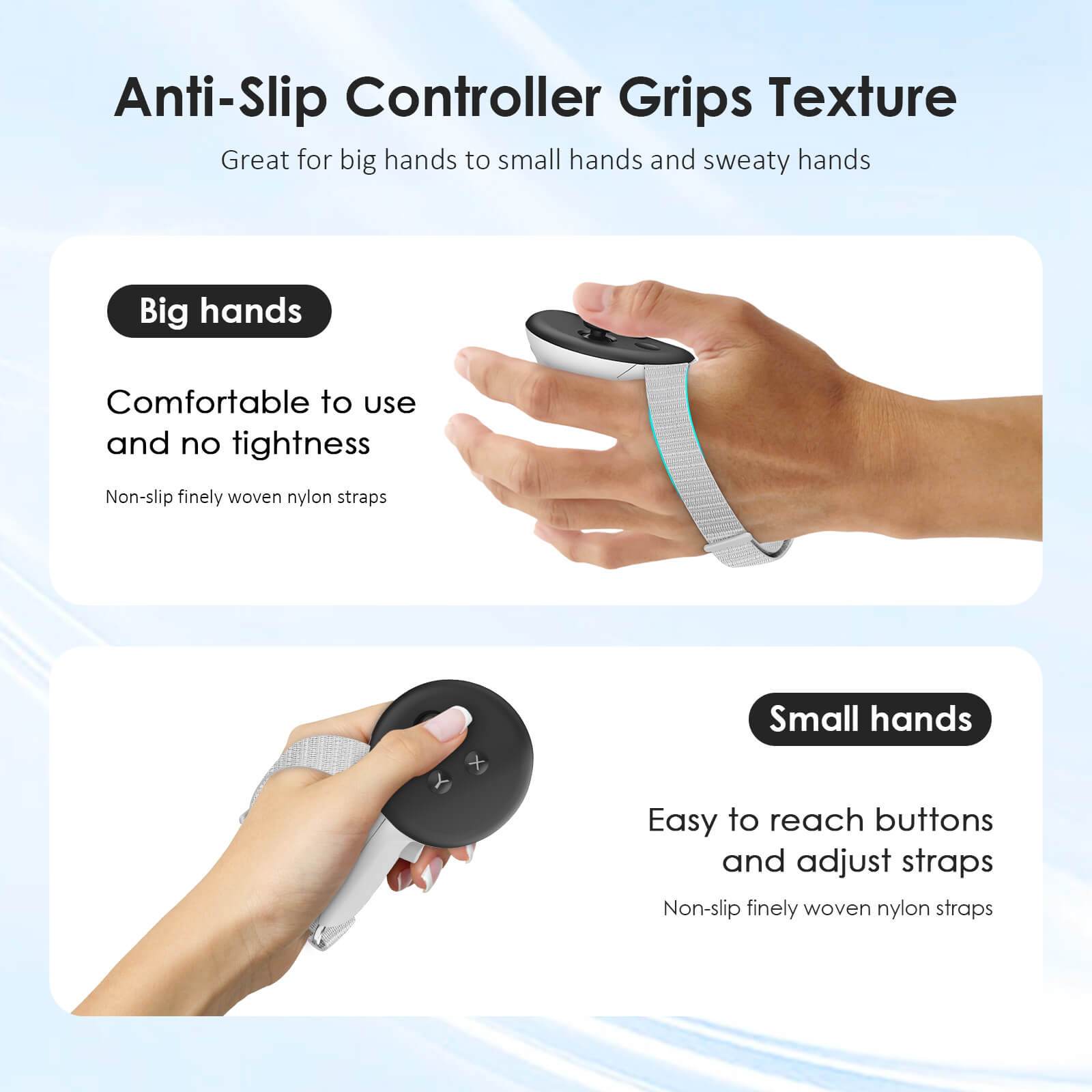 MaeckerVR Anti-Slip Controller Straps for Meta Quest 3S/Quest 3 - MaeckerVR
