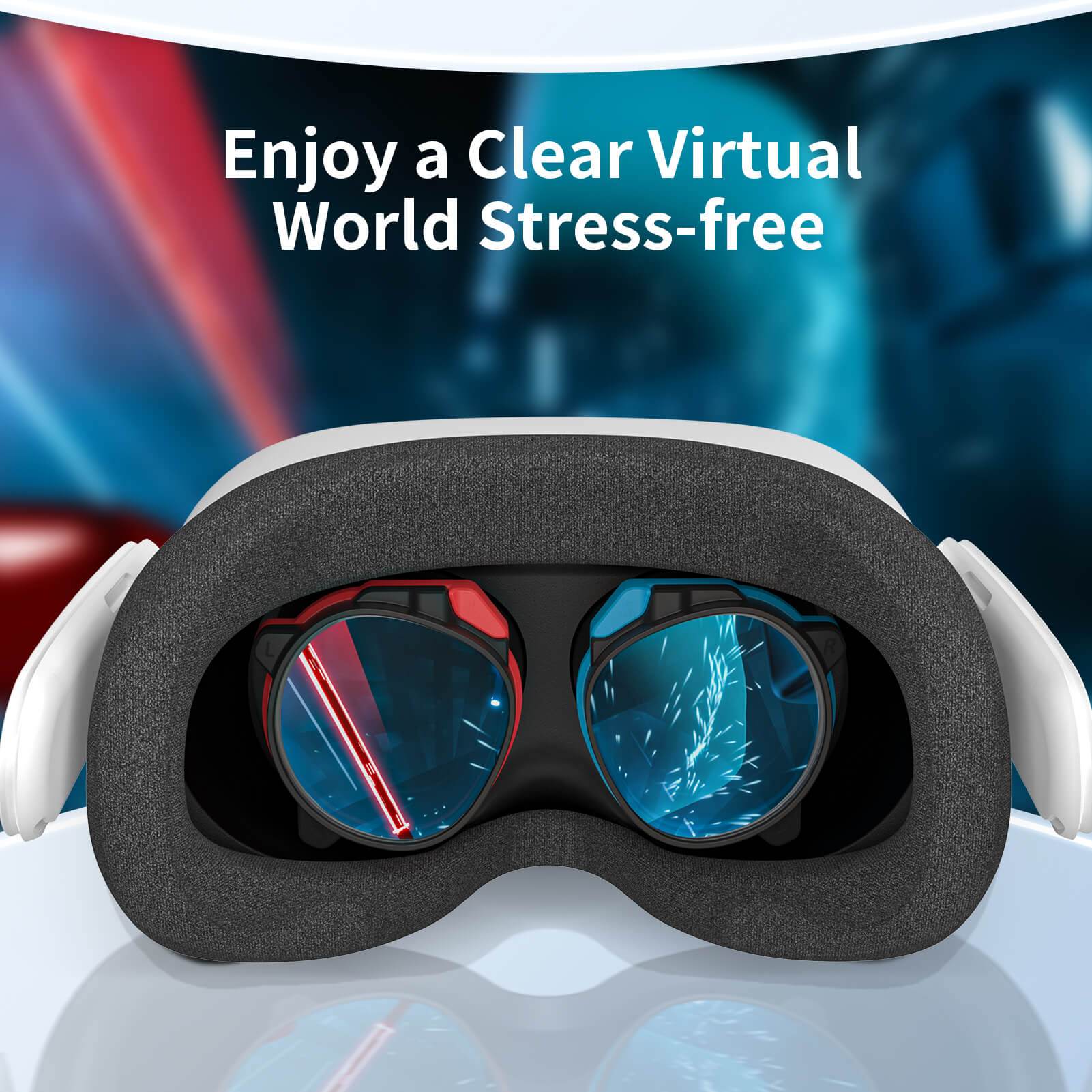 MaeckerVR Plano Lenses with Blue Light Protect for Quest 3S - MaeckerVR