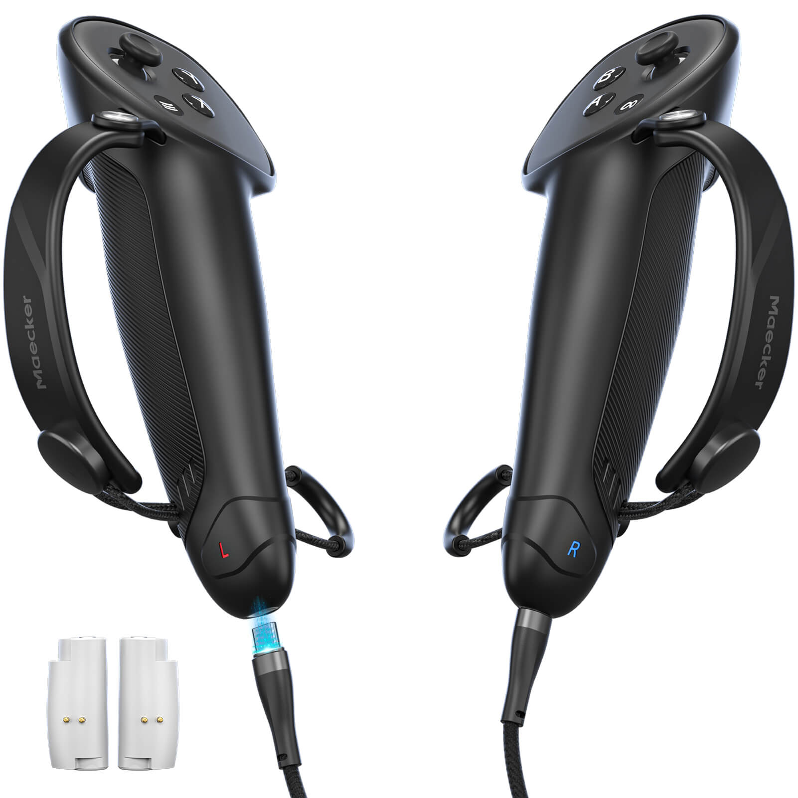 MaeckerVR Direct-Charge Controller Grips for Meta Quest 3S/Quest
