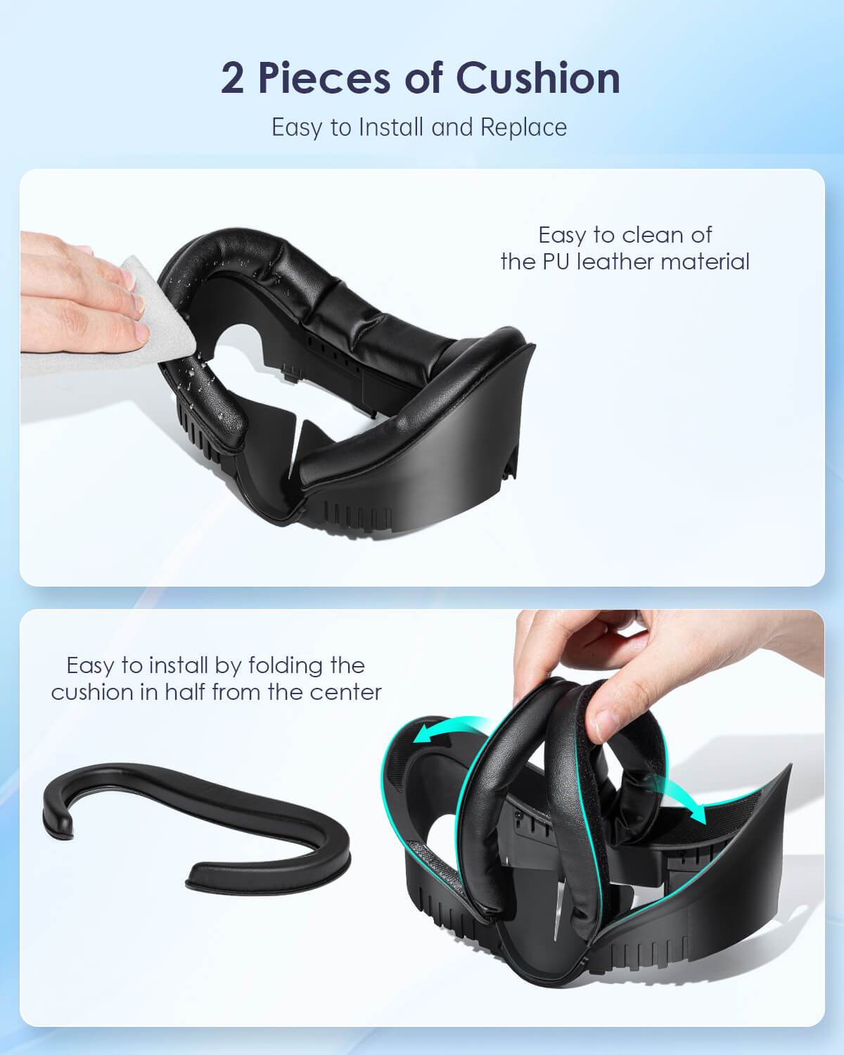 未開封 CORENT FACE POINTER II MaeckerVR PU-Leather Face Cover for Meta Quest 3