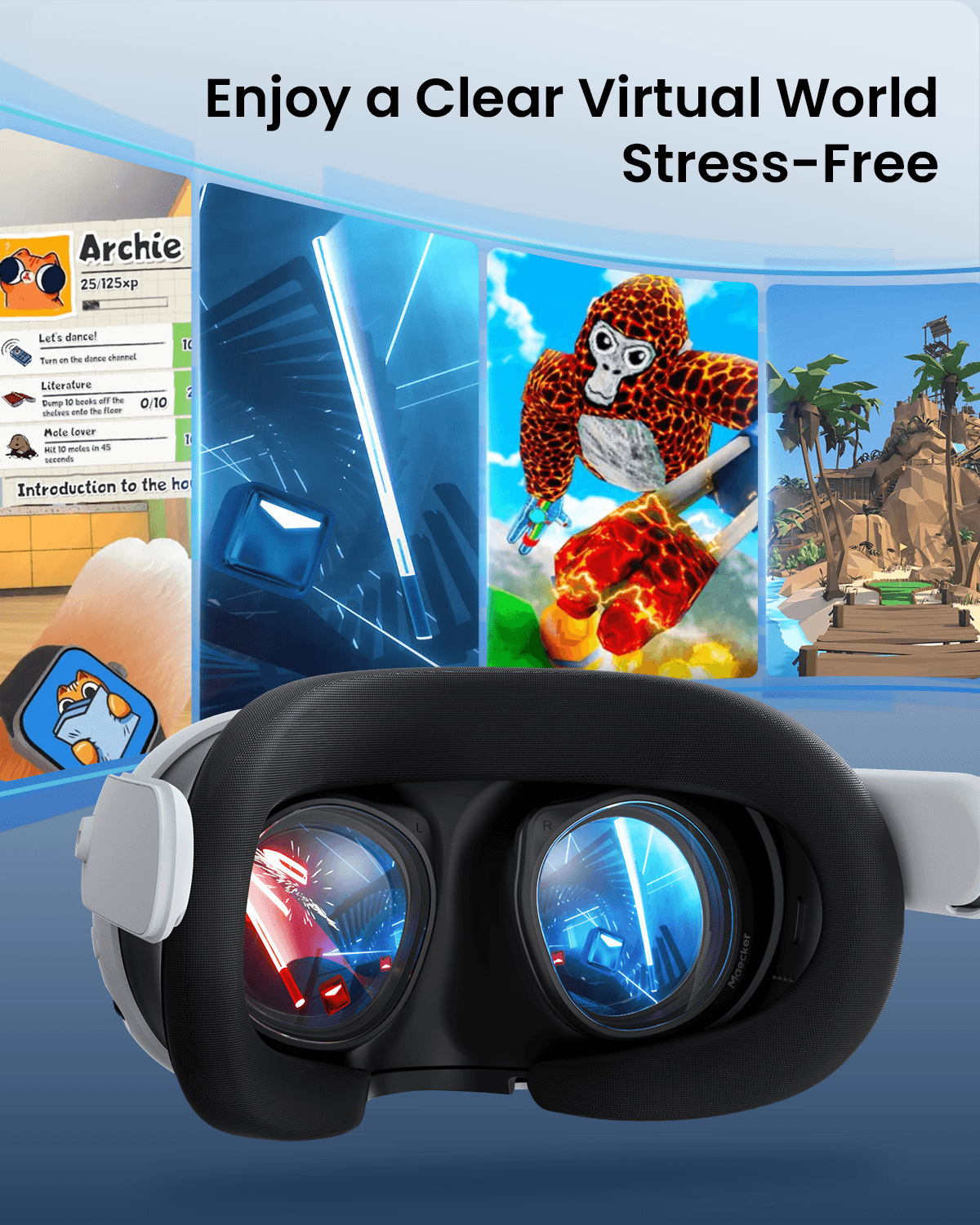 Quest 3 Prescription Lenses (Black)