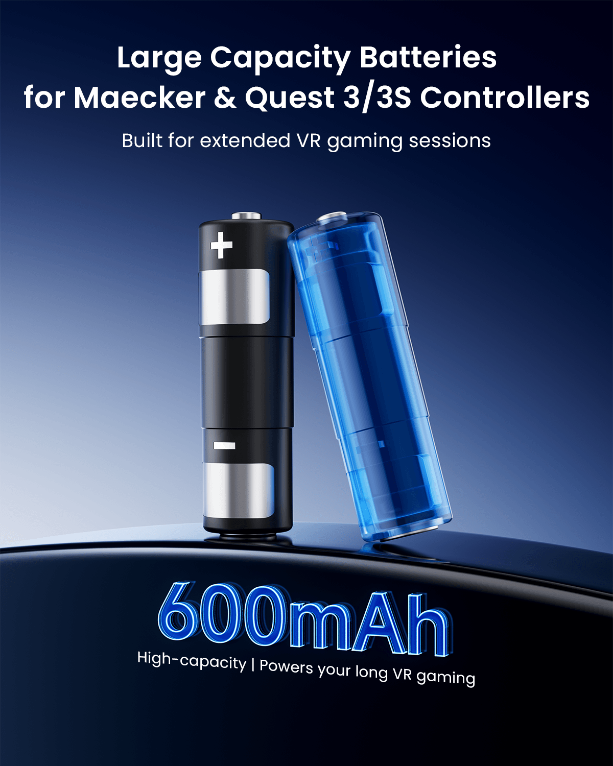 Controller Battery Replacement Kit for MaeckerVR Charging Dock